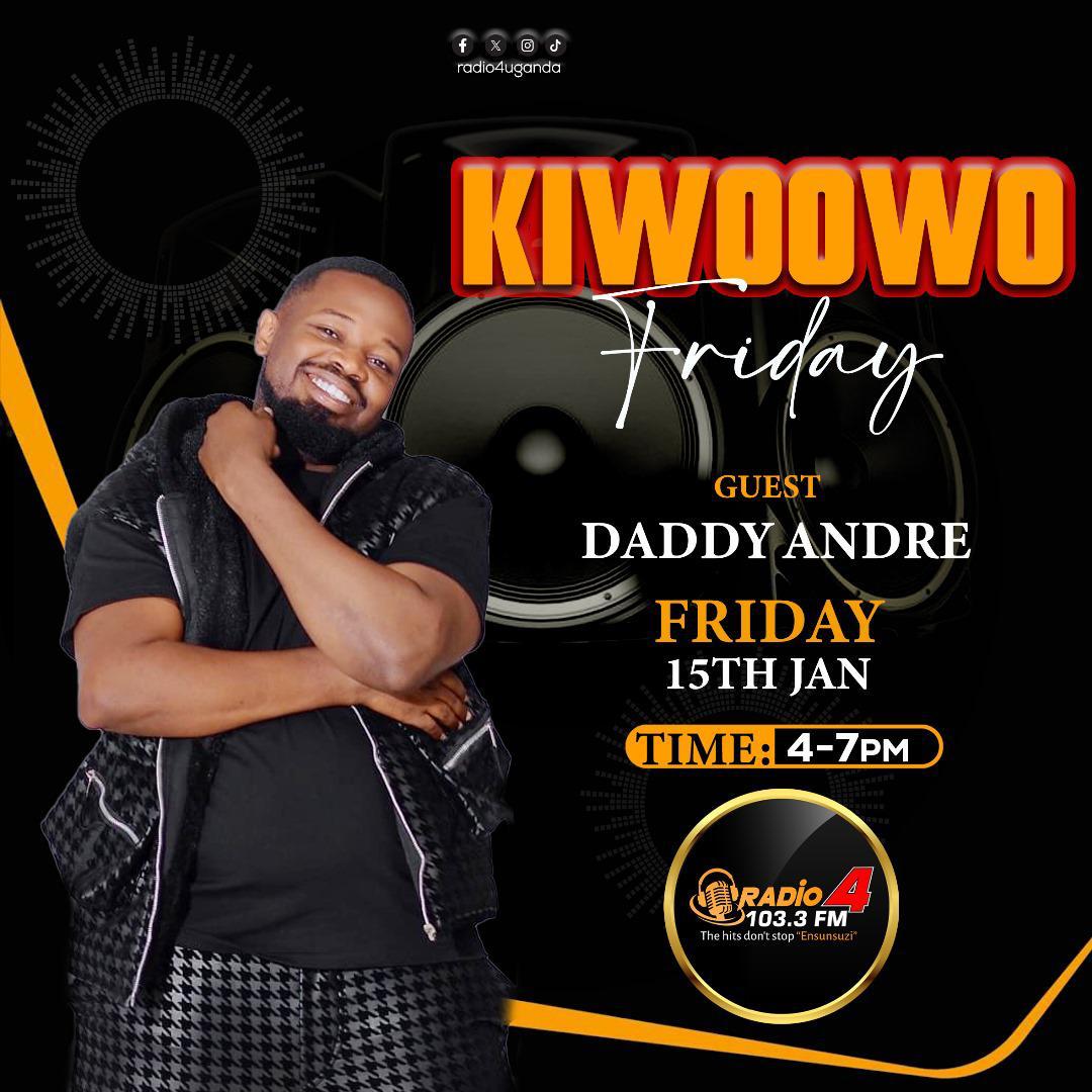 bmrafrika's tweet photo. Tune in to Radio 4 Uganda this Friday, January 15th from 4-7 PM! Catch Daddy Andre as he shares his music and more. #Radio4Uganda #DaddyAndre #Ensunsuzi #GloriaBugei #Besigye #GranHermanoAR https://t.co/sxJGfWfJY5
