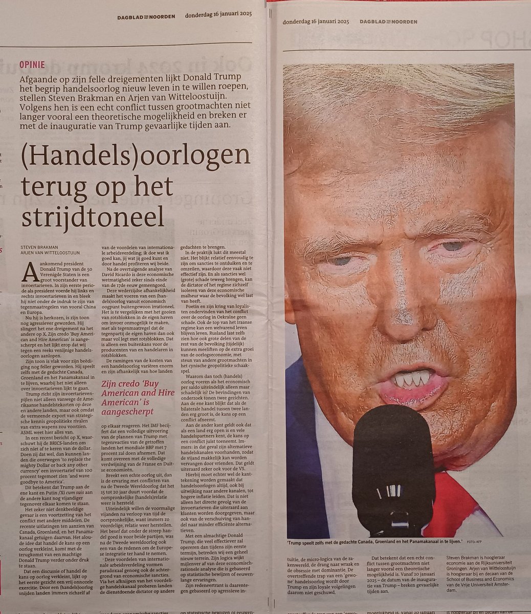 Trump zijn logica wijkt mijlenver af vd economisch rationele analyse die gebaseerd is op statische bewijzen of eeuwenlange ervaringen.
Zijn redeneertrant is daarentegen gebaseerd op agressieve intuïtie,de micro-logica vd zakenwereld,de drang naar wraak en obsessie met dominantie.