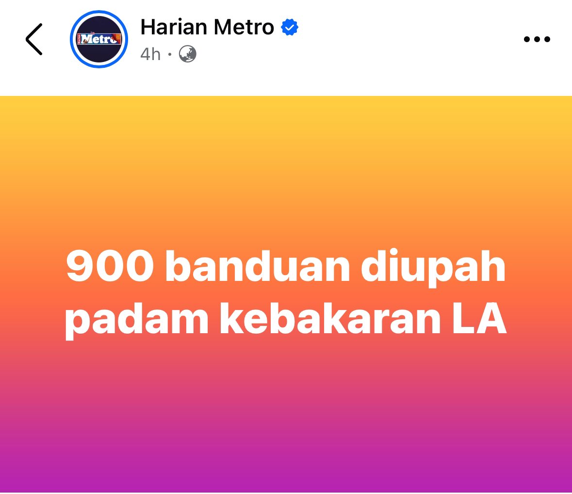 TheRealBobss's tweet photo. Takdak lah hebat mana pun banduan US takat padam api ja pun. 
Banduan Malaysia hebat lagi boleh jadi Menteri✊🏻 https://t.co/QAhl8zqEeC