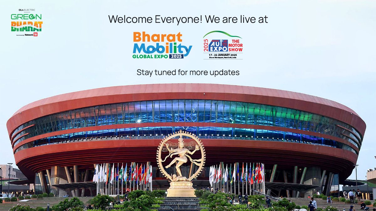greenbharatnews's tweet photo. #GreenBharat at #BharatMobilityExpo2025! Watch this space for exciting reveals and innovative solutions shaping India's green mobility future. 🇮🇳 https://t.co/n76ALLCtOk