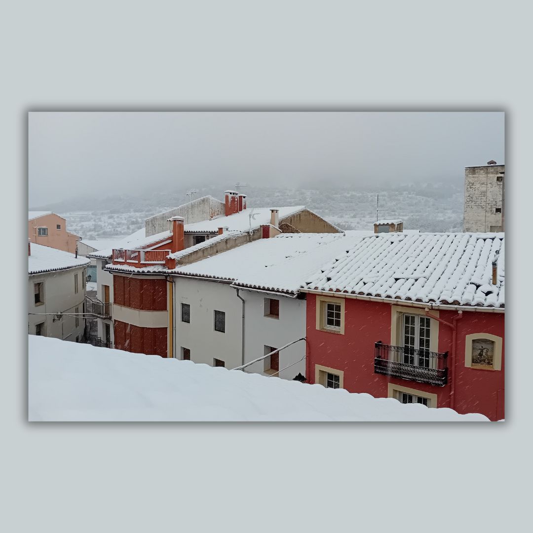 Así hemos amanecido en La Iglesuela del Cid❄