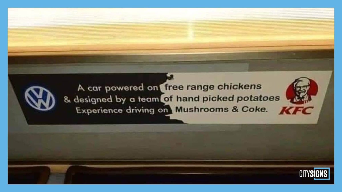 citysigns's tweet photo. 😆  Funny Sign Fridays

🚗  Why did the Chicken cross the road? 🐔 

To become a super fast food. 🍗 

#FunnySignFridays #CitySigns #Worcester https://t.co/9iuyU9c1ET