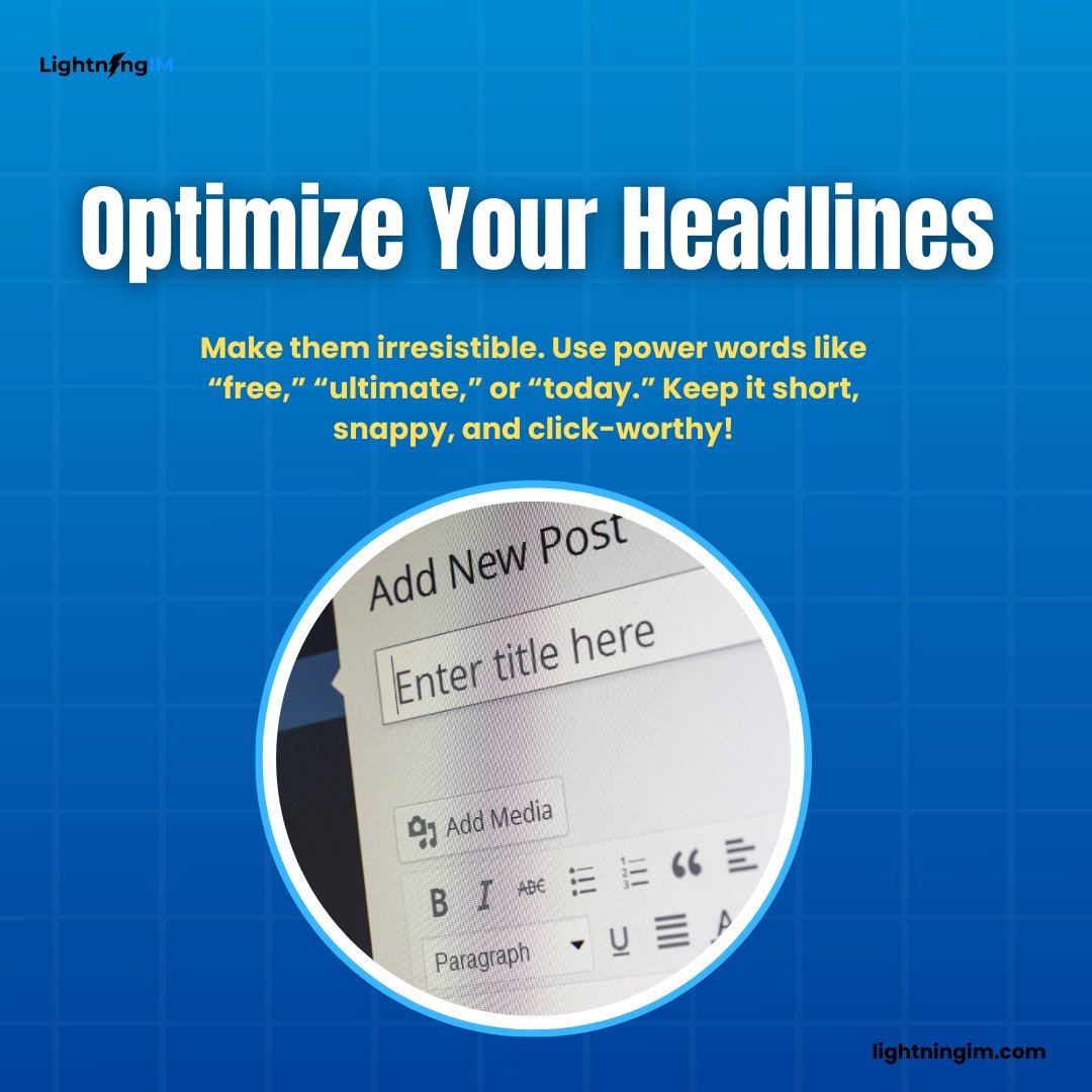 lightningim_com's tweet image. Do these regularly, and watch your traffic grow over time. Got a favorite website traffic hack? Share it in the comments!
#WebsiteTraffic #SEO #MarketingTips #GrowYourSite