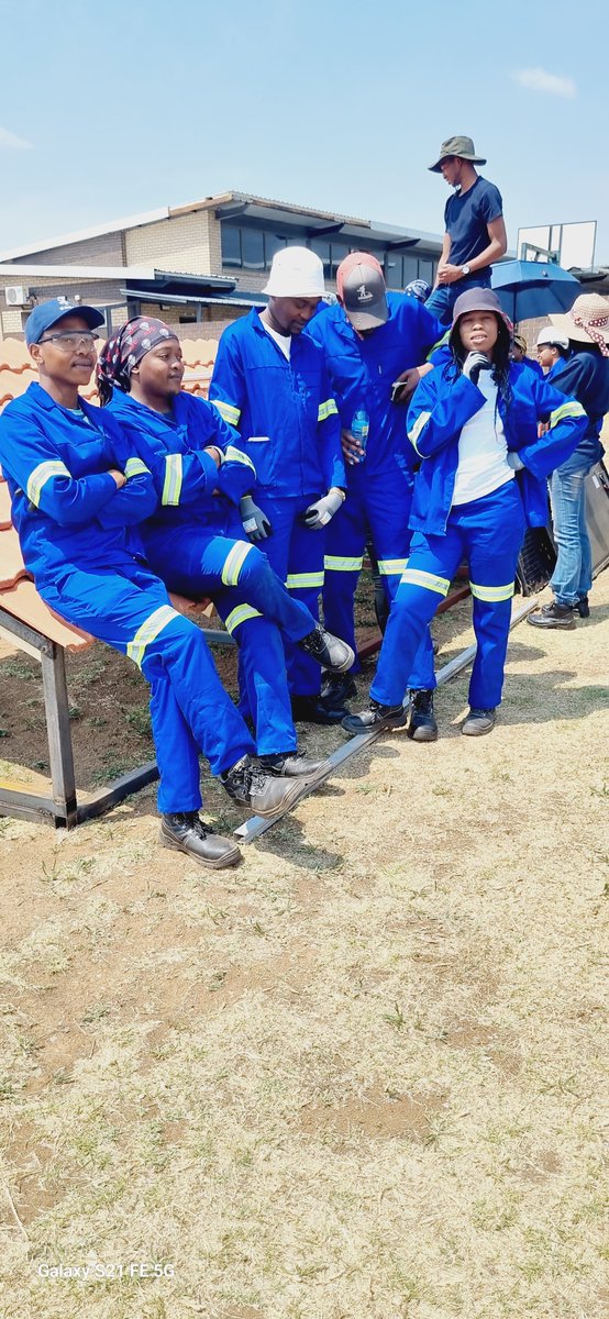 T_EDSF's tweet photo. 🌟 Our TEDSF learners are suiting up in PPE 
#RenewableEnergy #YouthEmpowerment #GreenEconomy https://t.co/mbgwwWrtrK