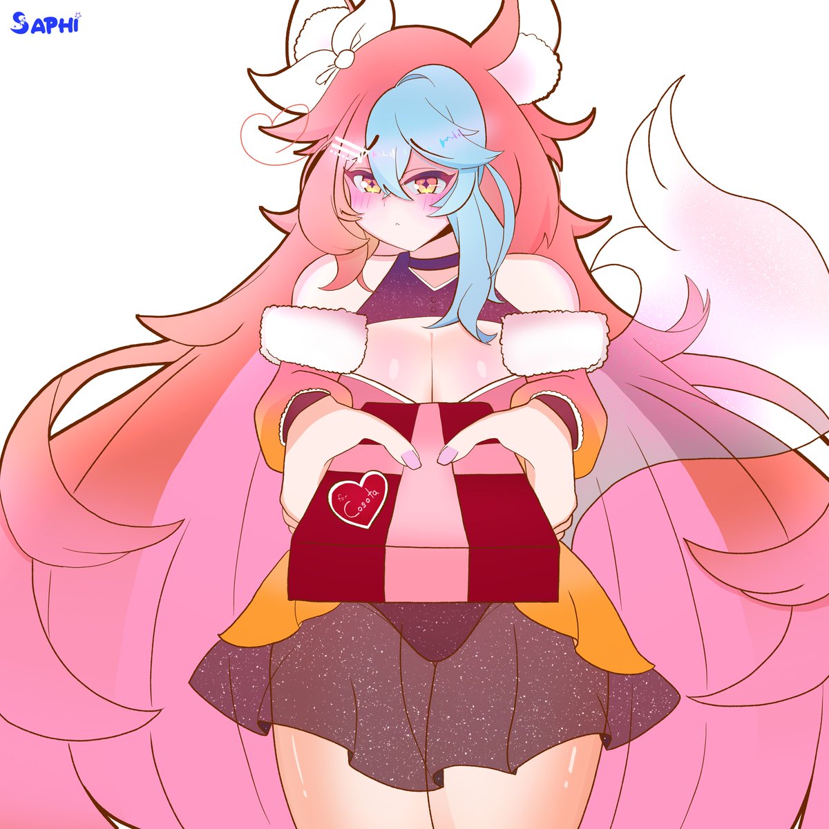 Ya cada falta menos para ese día pero tal ves es demasiado pronto)?👀
Oli, Nuevo art para @/KeirameVT, prepárense para una avalancha de chocolate Cosotas 🫵
#KeirameArt