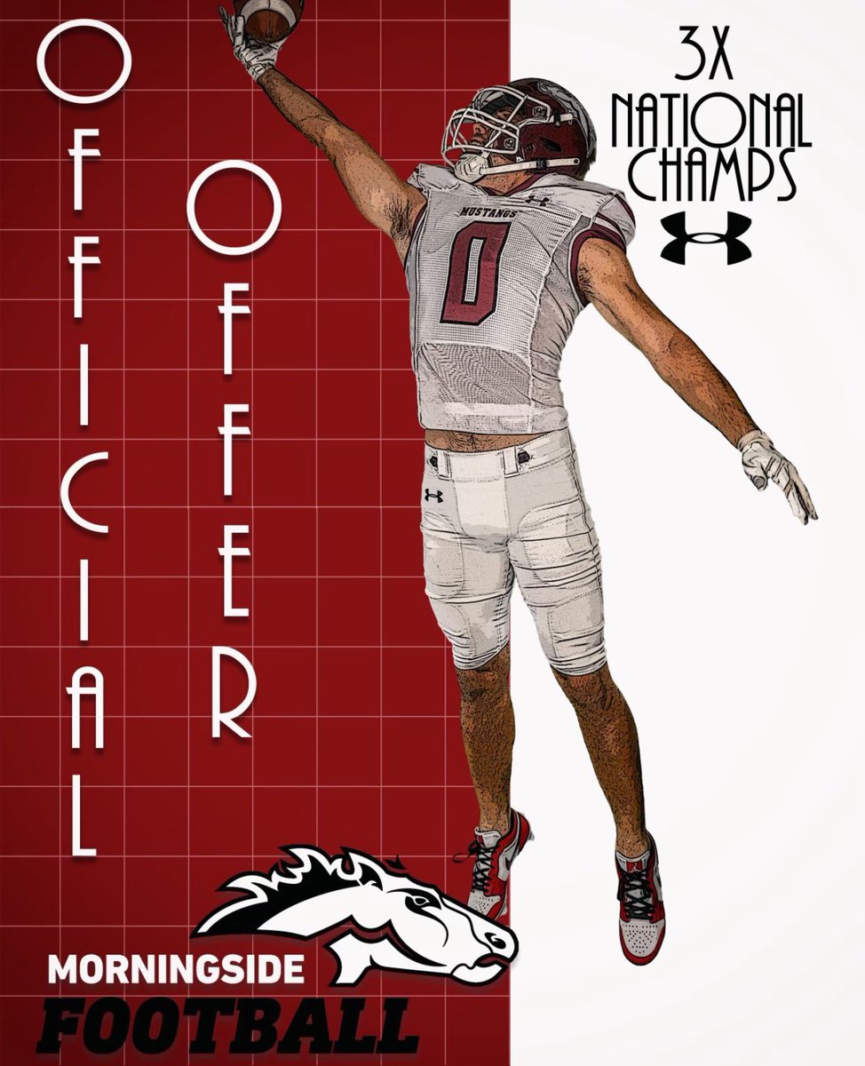After having a great conversation with Coach Ryan, I am blessed to have received an offer from Morningside University!