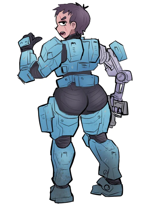 do NOT let her drive the warthog 