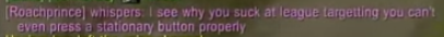 LauingerRodney's tweet photo. All the drama aside and ignoring whose right or wrong... I just love that the start of all this, someone named Roachprince messaged Yemdef (aka @YamatosDeath) just before the bad pull and called him shit at league targeting LMAO https://t.co/J9OJlXyNAB