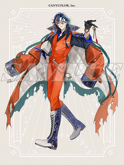 #ART_OF_NIJISANJI にて伏見ガク様、魁星様のビジュアルを担当させていただきました。よろしくおねがいします!素敵な7周年をお迎えください 