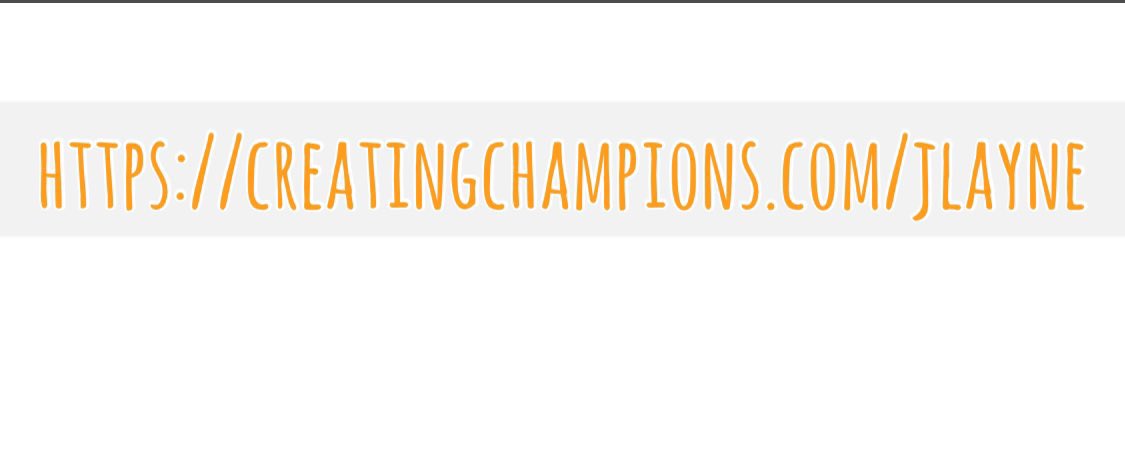 creatingchampions.com/jlayne

Want to earn extra money? 
Get in on the front end! You don’t want to miss this