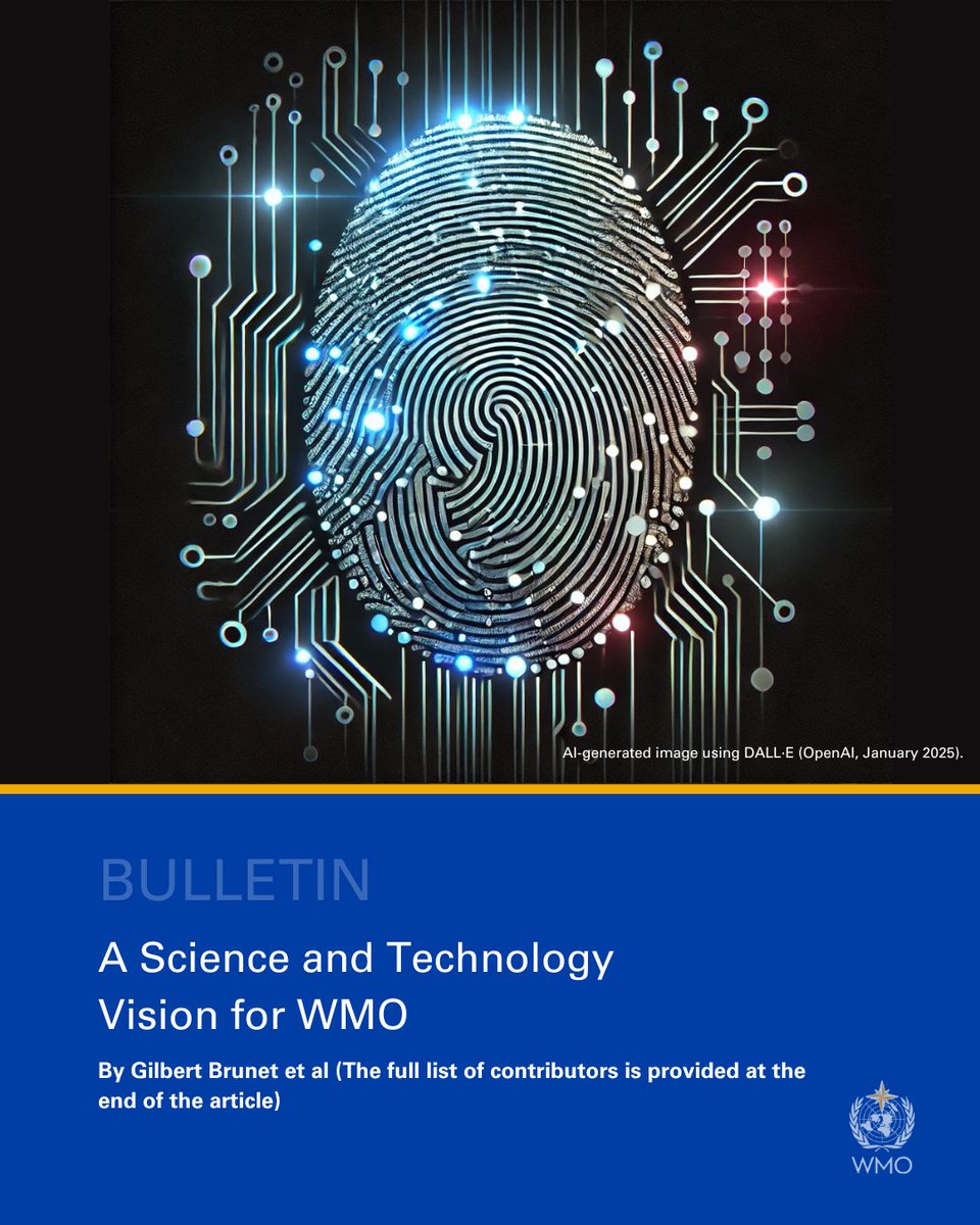 🇺🇳 WMO is ready to partner with global leaders at #WEF25 to improve the state of the world in the #IntelligentAge by enhancing environmental security, mitigating risks, and driving economic growth through innovative environmental services.

ow.ly/Uslr50UHzmz