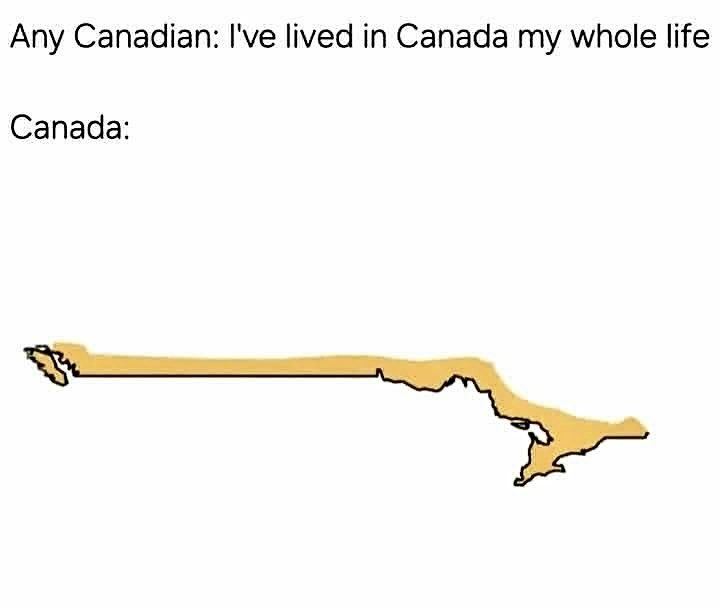 hackz's tweet image. More than 70% of Canadians live below the 49th parallel.