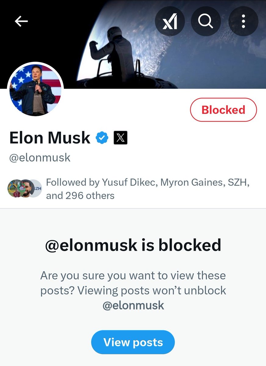 WarisKhan31's tweet image. Elon Musk’s platforming of right-wing hateful propaganda and fueling Islamophobia is a dangerous misuse of influence. Let’s take a stand for justice and equality. Block hate, block Elon Musk. @elonmusk

#BlockElon #BlockElonMusk