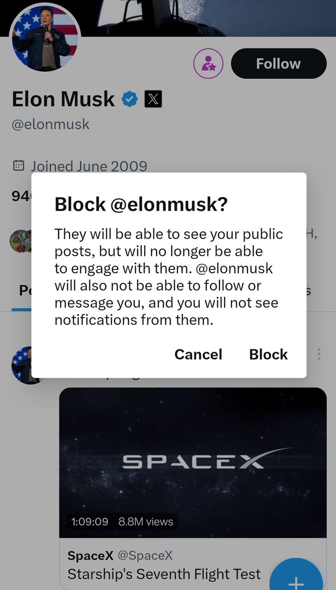 WarisKhan31's tweet image. Elon Musk’s platforming of right-wing hateful propaganda and fueling Islamophobia is a dangerous misuse of influence. Let’s take a stand for justice and equality. Block hate, block Elon Musk. @elonmusk

#BlockElon #BlockElonMusk