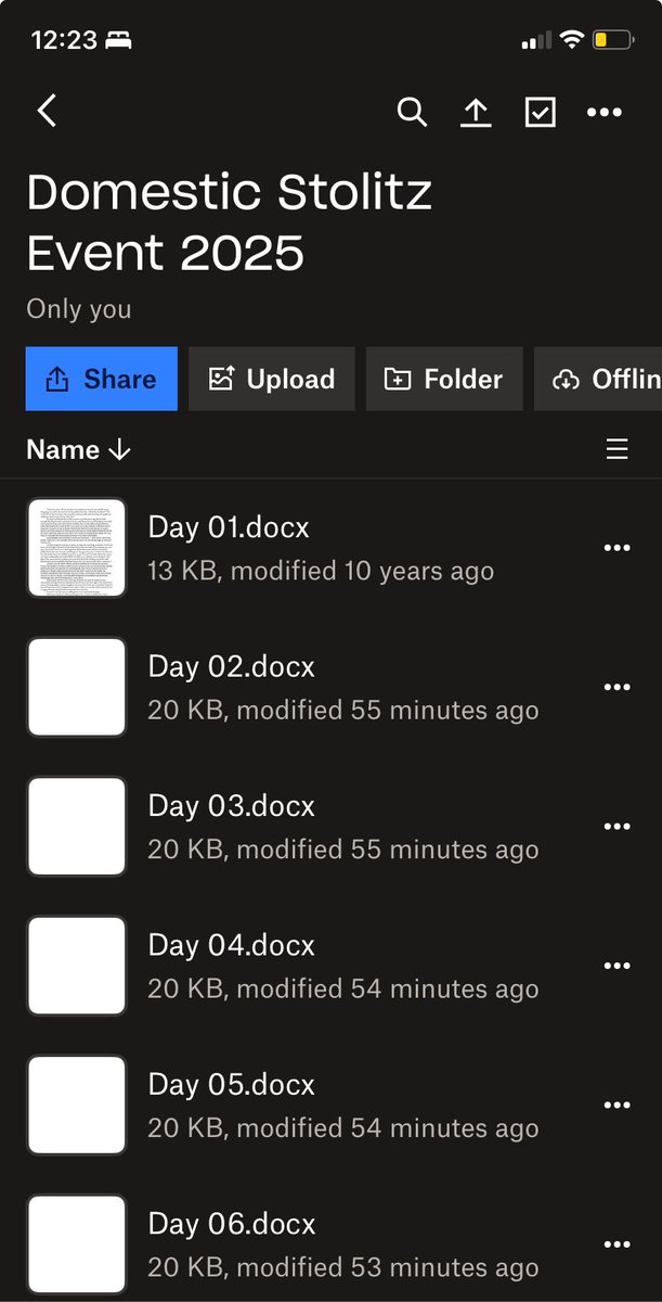 DancnDva83's tweet photo. So apparently Dropbox thinks Iβve been preparing for this event for a while now. lol
#domesticstolitzweek #Stolitz #dropbox #whatistime https://t.co/Du7CnUl09L
