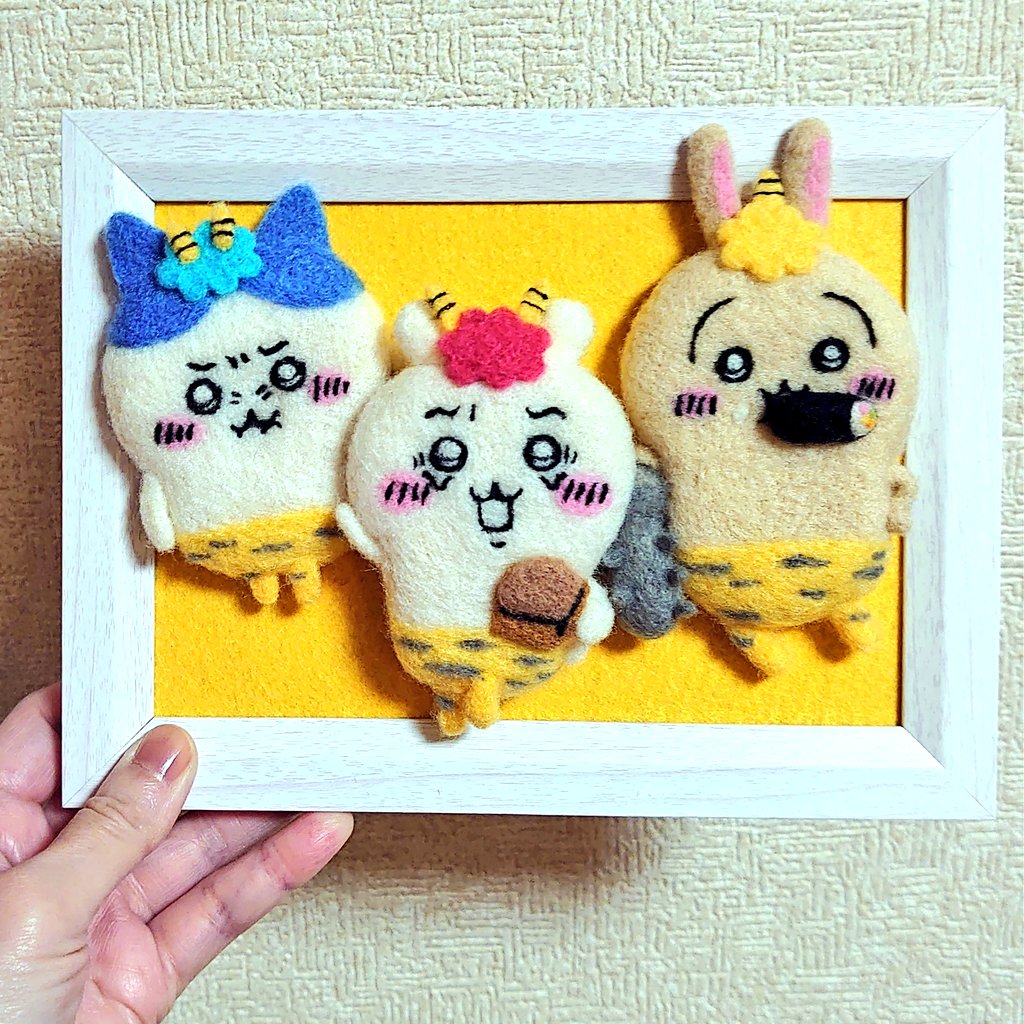 acari723's tweet photo. 去年売ってくれなかったから作ってたやつ。#ちいかわ　#節分 https://t.co/IkfR1u3ZtJ