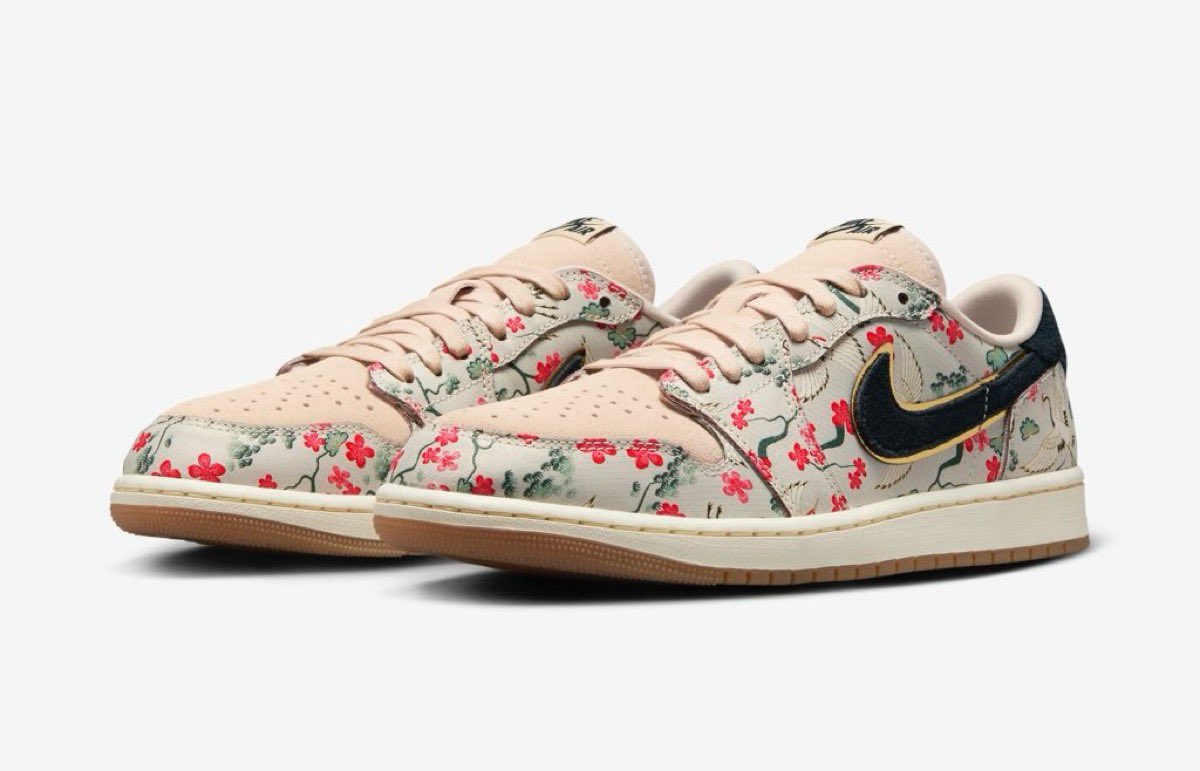 Nike x 八村塁 Air Jordan 1 Low OG “Cranes”が国内1月25日（土）より