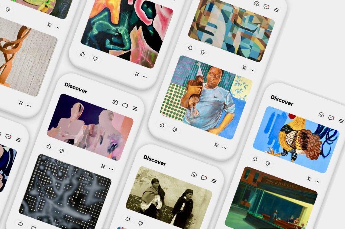 enilev's tweet photo. 🎭 Making the art world more accessible
By Zach Winn @MIT
#AI #ML #Art #Artists #Buyers
👉https://t.co/5ID5m6d1Pd
🎭 The startup #NALA, which began as an MIT #classproject, directly matches art buyers with artists, using #machinelearning and datascience to offer personalized recommendations to art lovers
@pierrepinna @Shi4Tech @Khulood_Almani @drsharwood
@SpirosMargaris @gvalan @CurieuxExplorer @jblefevre60 @IanLJones98 @mvollmer1 @JimHarris @EvanKirstel @BetaMoroney @HaroldSinnott @ipfconline1
@Fabriziobustama @Nicochan33 @IngridVasiliu @Eli_Krumova @labordeolivier @Revgigi @Hana_ElSayyed @theomitsa @TanyaSinha_ @AndrewinContact @fogle_shane @ChuckDBrooks @FrRonconi @JoannMoretti @mikeflache @PawlowskiMario @EstelaMandela @dinisguarda @KanezaDiane @anand_narang @arukundo @Timothy_Hughes @LavaletteAstrid @RLDI_Lamy @JBarbosaPR @margaretsiegien @GlenGilmore @bamitav @jeancayeux @AkwyZ @sonu_monika @sallyeaves @NickSciFan
@TysonLester #ML #Artists
#seohashtag #CES
Credit: NALA
