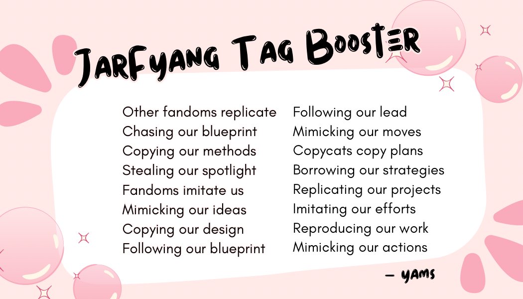 JarfyangYMS2's tweet photo. feeling ko di naman mapupuno tong mga boosters na inilapg ko hahhaha

JARFYANG THE DOER https://t.co/iLgnaYSDnY