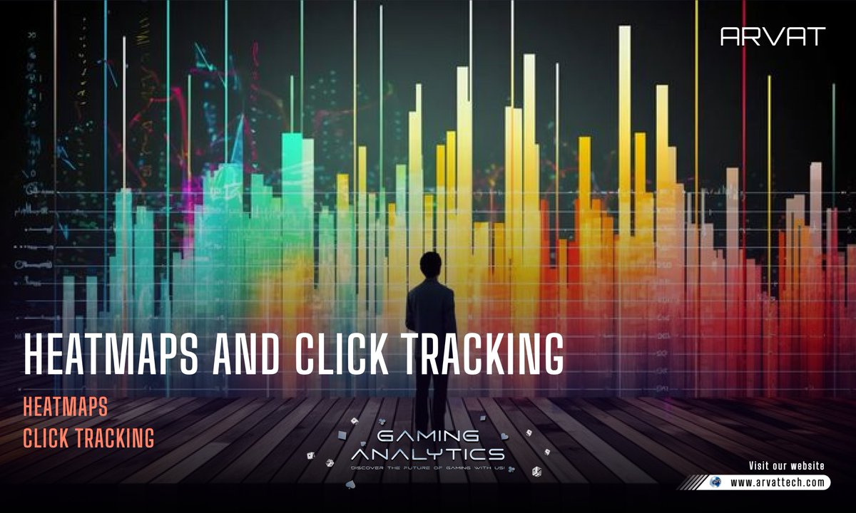 TechArvat's tweet image. Visualize player interactions with ArvatTech’s Heatmap and Click Tracking analytics. Gain actionable insights to enhance user experience and optimize game design. #HeatmapAnalytics #ClickTracking #GamingInnovation #ArvatTech