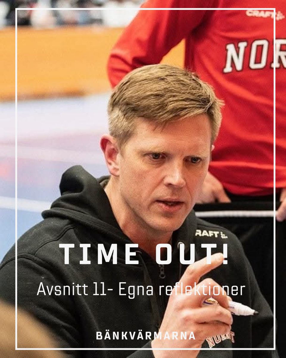 I 11:e avsnittet av Time out reflekterar jag själv över vad som är viktigt för en coach. Vi har lätt att säga att coaching är svart eller vitt men det är så långt ifrån det. Det är att bygga upp känsla genom erfarenhet.

open.spotify.com/episode/4LdVXc…