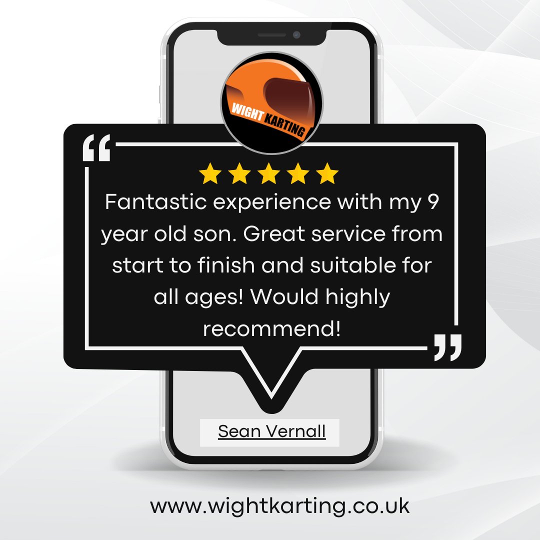 "Great Service From Start To Finish"

Our goal is always to make sure you have a great time whether it's you racing or your 9 year old 😉🏎️

#CustomerFeedback #CustomerService #GoogleReview