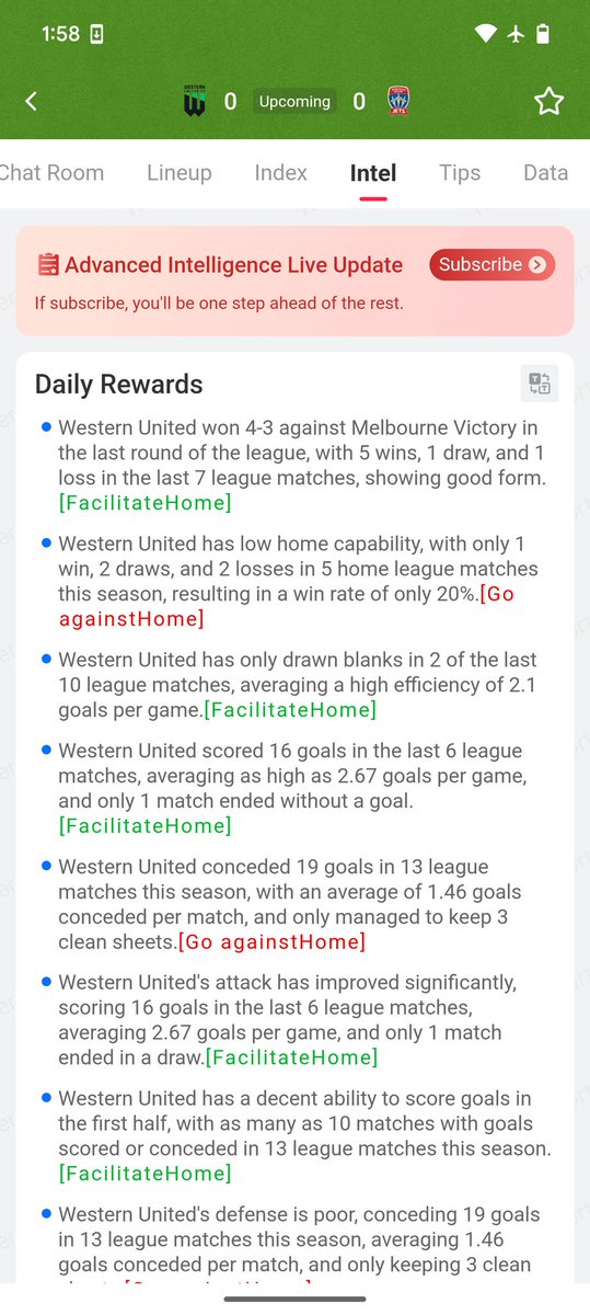 SementSports's tweet photo. #FootballScore
Tip 1: 1X2
Odds: Home Win 1.73, Draw 3.9, Away Win 4.33
Forecast: Home Win
Tip 2: O/U Goals
Index: 3.25
Odds: Over 0.9, Under 0.95
Forecast: Over
Tip 3: Handicap
Index: 0.75
Odds: Home Win 1.01, Away Win 0.89
Forecast: Home Win https://t.co/WWHcwKQ68W