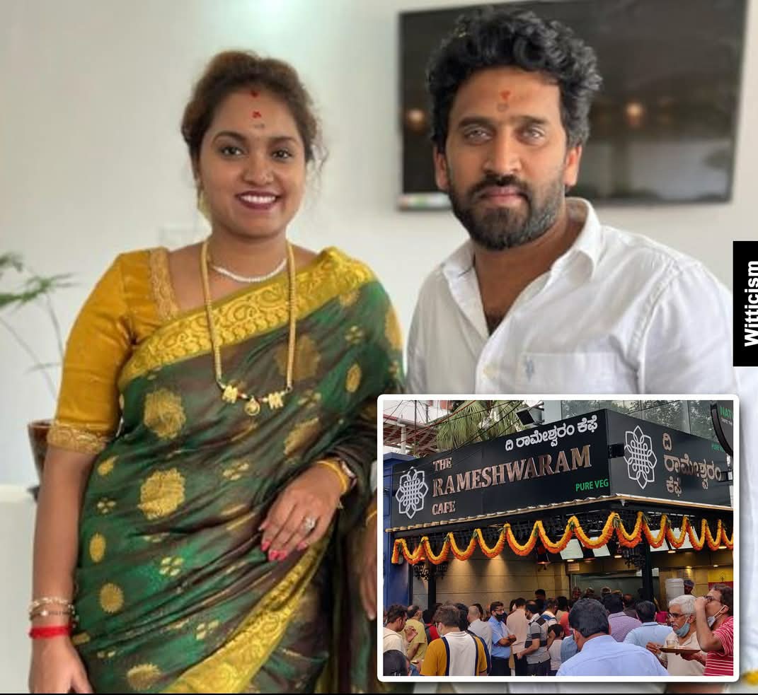 ByRakeshSimha's tweet photo. An IIM Ahmedabad professor told Divya Raghavendra Rao: "Indian food can't grow big like McDonald's or KFC."

In 2021, Divya and her husband Raghavendra accepted the challenge and launched Rameshwaram Cafe. Their goal was to prove Indian food can expand globally while maintaining the same consistency and efficiency as the world's leading quick-service restaurant brands.

Today:
✅₹4.5 crore in monthly revenue, adding up to over ₹50 crore annually.
✅70% gross margins, which is rare in the food industry.
✅5 outlets in Bengaluru and Hyderabad, with plans to expand to Dubai.

In March 2024, Rameshwaram Cafe in Bengaluru was bombed by 4 Islamic terrorists - Minaz alias Sulaiman, Syed Sameer, Anas Iqbal Sheikh and Shaan Rehaman. The bomb was placed on a Friday around the time of the Muslim prayer to ensure minimal Muslim casualties.

10 people were injured. Just 8 days later the Cafe reopened with metal detectors and the National Anthem.