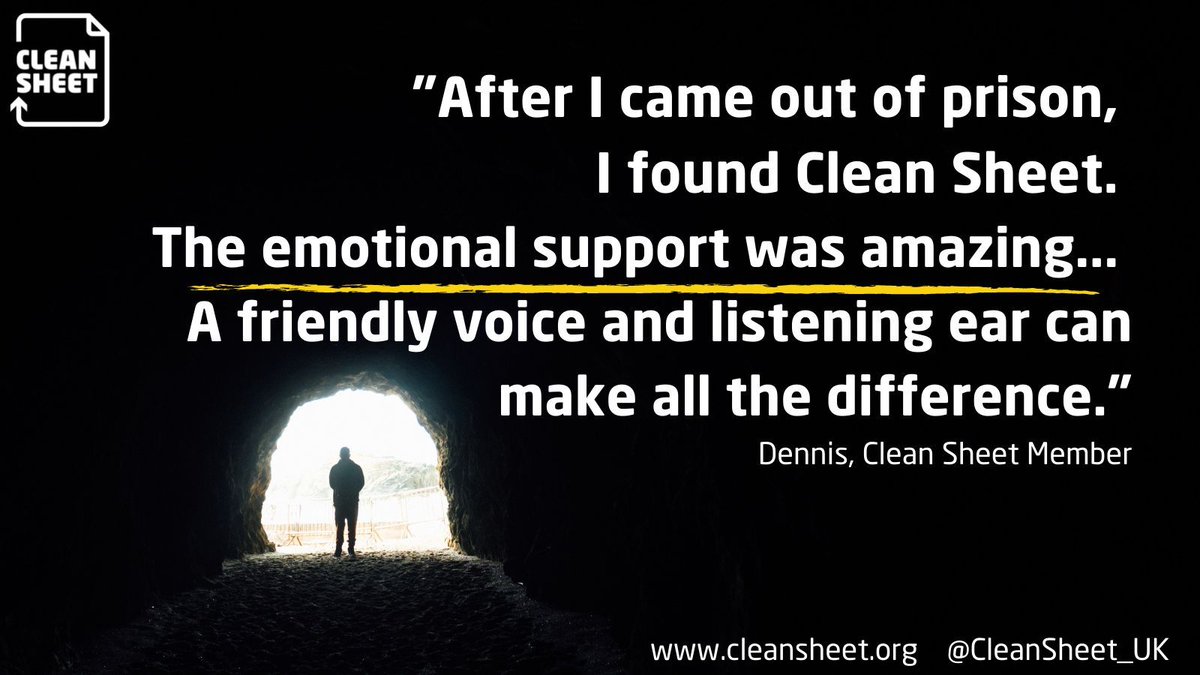 CleanSheet_UK's tweet photo. Finding work after a conviction can be so hard. Clean Sheet is here to support Members (people with a conviction) on their employment journey.
#cleansheet #findingsustainableemployment #webringhope https://t.co/VMPpzQ2EJ8