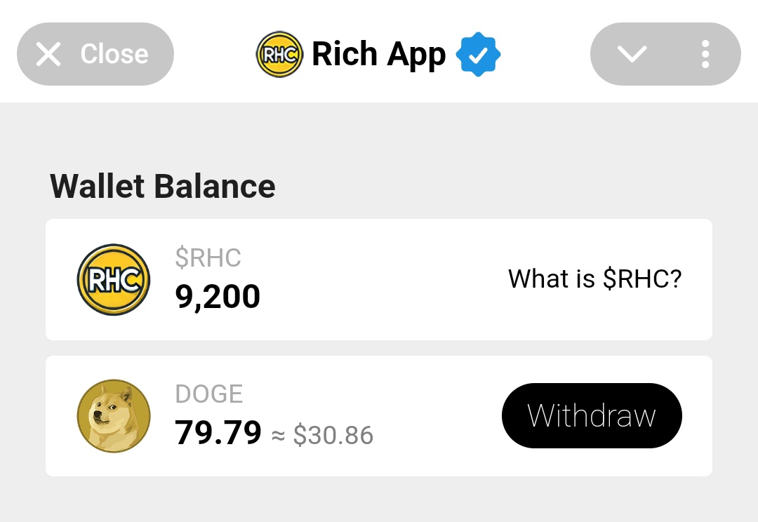 AriWalletNews's tweet image. Free $DOGE Available 💥

Join TG project #RichApp &amp;amp; get $DOGE Free ( Boost per day profit #DOGE ) Don&apos;t Miss 👇
t.me/DogsHouseVIP_B…

Must Like, RT &amp;amp; Follow