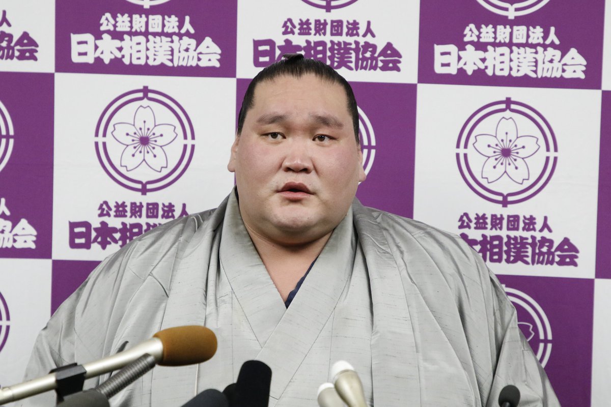 sumokyokai's tweet photo. ＜照ノ富士引退＞
一度大関になった後、ケガで序二段から再度這い上がってきた照ノ富士は、これまでの相撲人生について

自分との戦い、自分に負けるなと思ってやってきた。
２度楽しめた相撲人生だった。

と振り返りました。

#sumo #相撲 #照ノ富士 https://t.co/kdRmFMCiG2