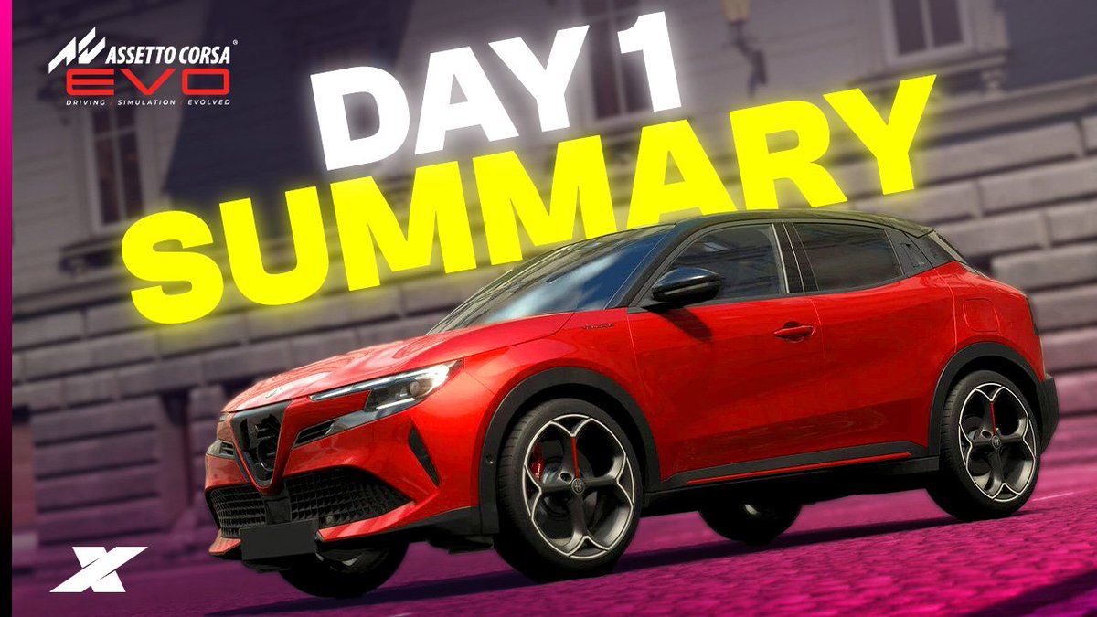 We've done a live stream, gameplay footage and now it's time for... complex opinions.

Watch how Assetto Corsa EVO is presently: youtu.be/okKbqgXobUM?si…