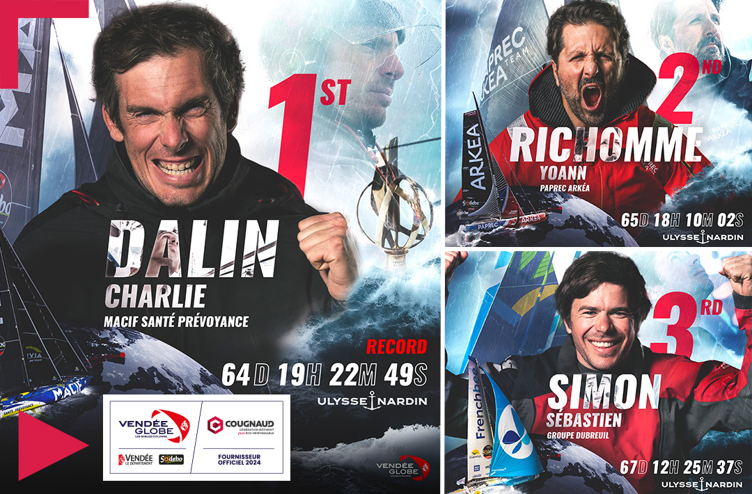 En tant que fournisseur officiel du #VendéeGlobe, Cougnaud félicite le trio Charlie Dalin, Yoann Richomme et Sébastien Simon qui terminent remarquablement cette course. ⛵🏆 

Cougnaud a installé plus de 5 000 m² d'espaces temporaires au cœur du village : ow.ly/GOsK50UbxB9