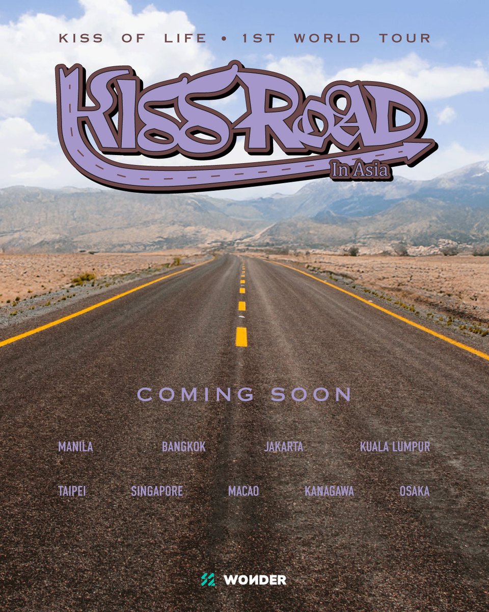 KAvenyou's tweet image. [EVENT] 2025 KISS OF LIFE 1st WORLD TOUR [KISS ROAD] - SINGAPORE 🇸🇬 

Stay tuned for more info!

#KISSOFLIFE #키스오브라이프 #KIOF #키오프 #KISSROAD