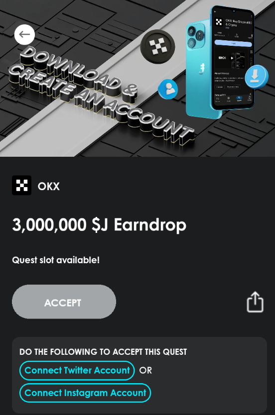 Receive a reward of 3,000,000 $J! Join now before the event ends! Don't miss out on this amazing opportunity, participate before it’s too late!
<a href="/okx/">OKX</a> <a href="/wallet/">OKX Wallet</a> <a href="/JamboTechnology/">Jambo</a>