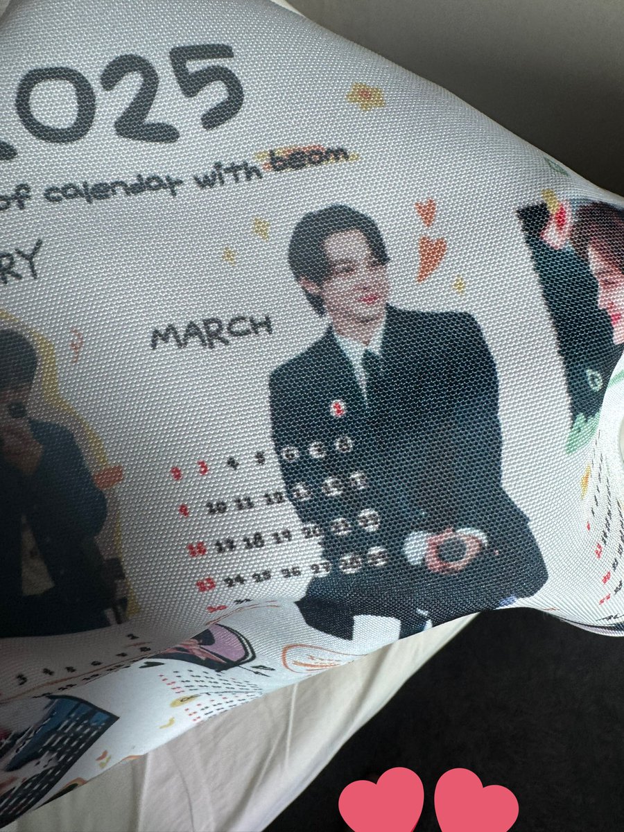 패브릭 소재 연력 달력 샘플입니다! 오늘 안으로 입금폼 열겠습니다! 🖤🖤