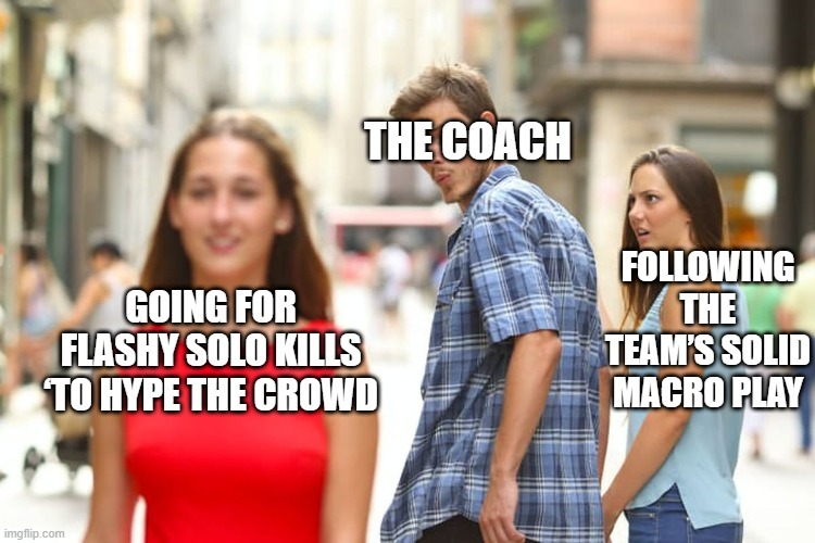 Coach says ‘stick to macro play,’ but we just can’t resist that flashy solo kill! #YESPORTS