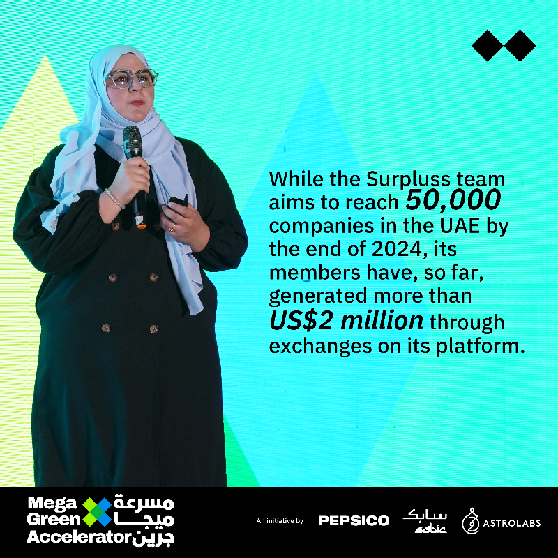 MGA_MENA's tweet photo. Looking back at @@EntMagazineME's feature on our #MegaGreen Accelerator Cohort 1 startup, @TheSurpluss, who is revolutionizing how SMEs approach sustainability by reducing food waste and maximizing efficiency.
