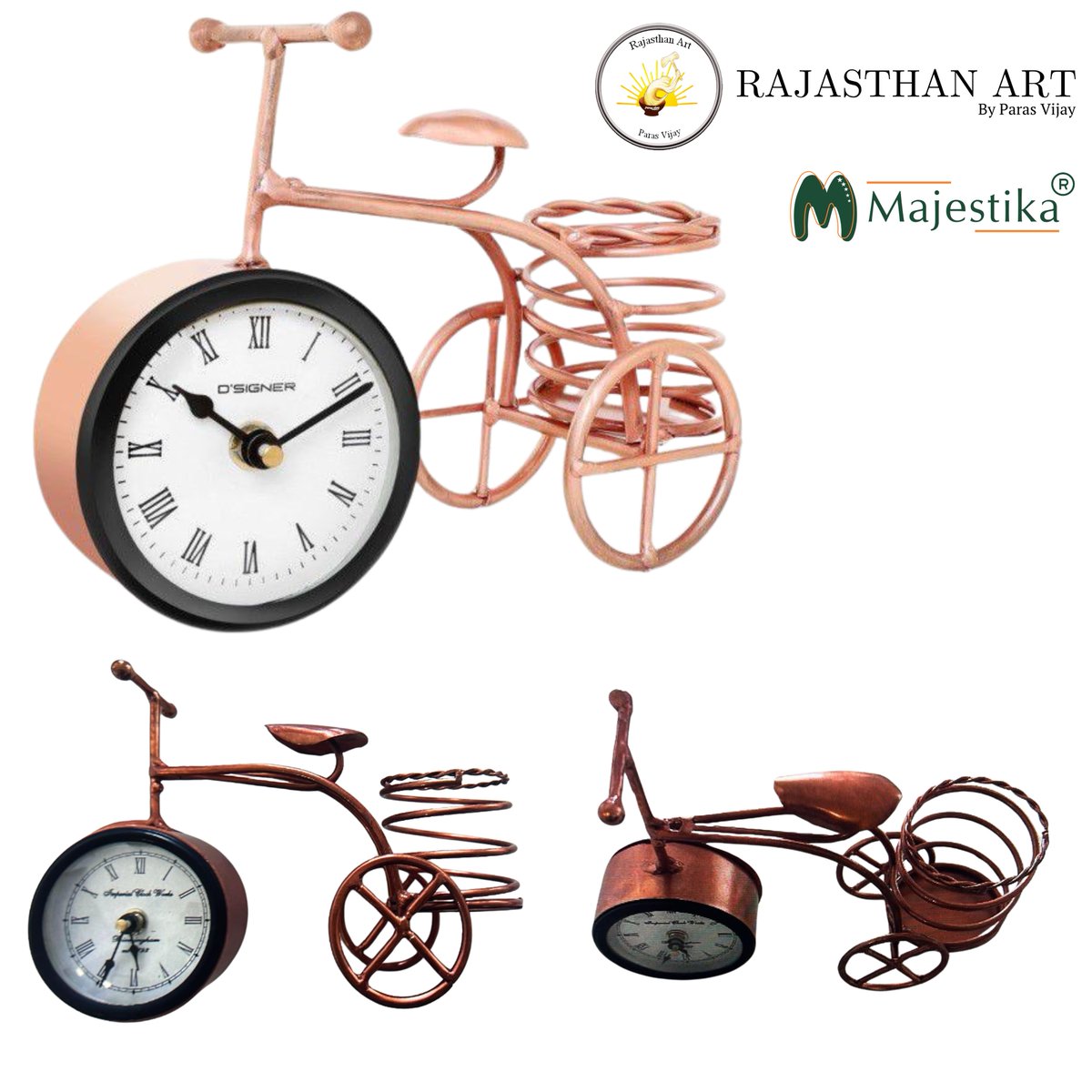 RajasthanArt's tweet image. ongoing production
#clockdesigner #BicycleClock #UniqueHomeDecor #RetroClock #TrendyDecor #HomeStyleInspo #CreativeDesigns #FunctionalArt #TimeInStyle #VintageVibes #GiftIdeas #MinimalistDecor #DecorGoals #ModernAesthetic#ClockAddict