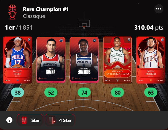 LETS GO ! Deuxième Top 1 de l'année.

On mange bien malgré la douille du Joker ! ça dit quoi chez vous ?

En tout cas merci d'avance à <a href="/SorareNBA/">Yes Context Sorare</a> pour le Wemby qui pourra être aligné en direct de Bercy !

Nouvelle vidéo : youtu.be/mOih93LU34M