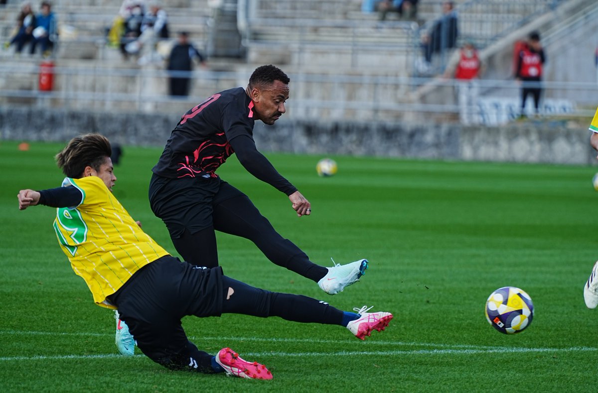 京都サンガ 、#ジェフ千葉 トレーニングマッチ用ユニフォームを