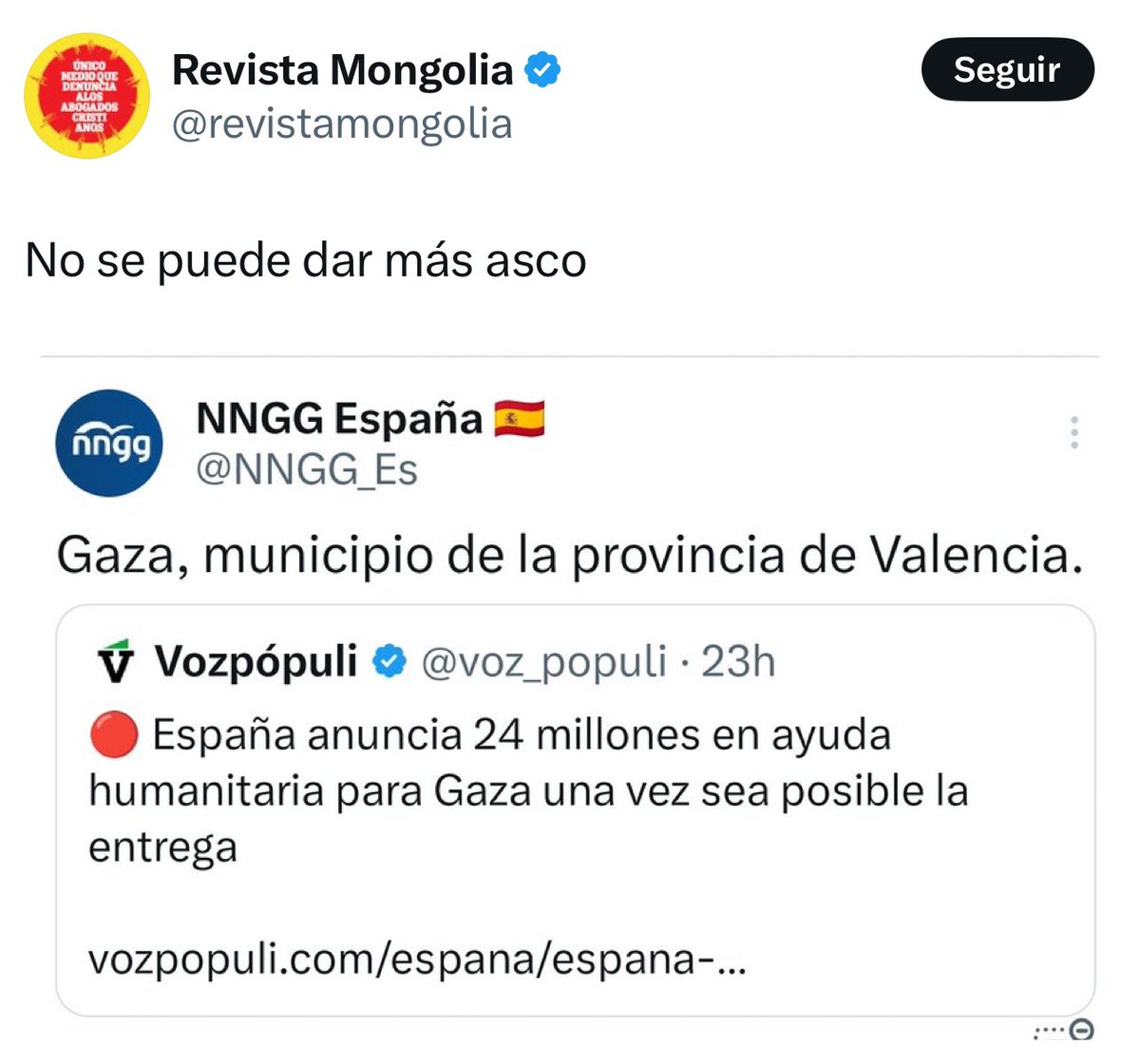 Espera, tú. La Revista Mongolia poniendo límites al humor. Lo que me faltaba por ver.