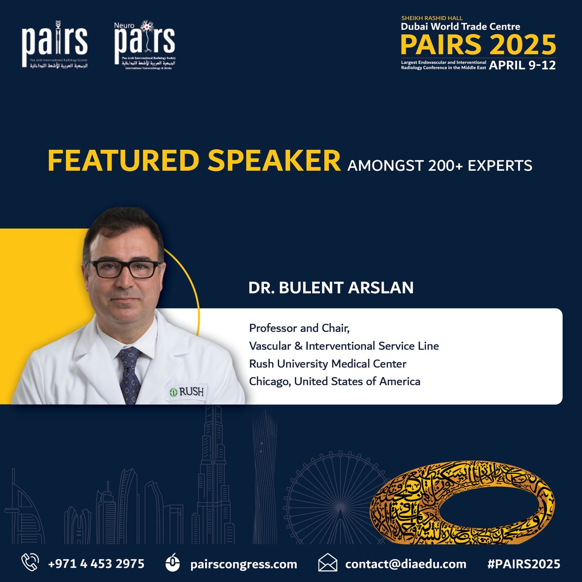 PAIRS (@pairsmedia) on Twitter photo 🌟Give a warm welcome to Dr. Bulent Arslan, at #PAIRS2025!
<a href="/arslanmd/">Bulent Arslan, MD</a> <a href="/marabi2004/">Mohammad Arabi</a> <a href="/ahmed_kamel_ir/">Ahmed Kamel MD, PhD, FSIR</a> <a href="/mo_hamady/">Mo Hamady</a> <a href="/sqanadli/">Salah D. Qanadli, MD, PhD, FCIRSE</a> <a href="/saherssabri/">Saher Sabri</a> <a href="/ClinicsEra/">KARIM ABD EL TAWAB</a> <a href="/RefaatSalman/">Refaat Salman</a> <a href="/AzzamKhankan/">Azzam Khankan عزام خانكان</a> <a href="/Saad_VIR/">Wael Saad</a> <a href="/dr_aladham/">Dr. Farid Aladham</a> <a href="/nader_sourour/">NADER SOUROUR</a> 🌟Give a warm welcome to Dr. Bulent Arslan, at #PAIRS2025!
<a href="/arslanmd/">Bulent Arslan, MD</a> <a href="/marabi2004/">Mohammad Arabi</a> <a href="/ahmed_kamel_ir/">Ahmed Kamel MD, PhD, FSIR</a> <a href="/mo_hamady/">Mo Hamady</a> <a href="/sqanadli/">Salah D. Qanadli, MD, PhD, FCIRSE</a> <a href="/saherssabri/">Saher Sabri</a> <a href="/ClinicsEra/">KARIM ABD EL TAWAB</a> <a href="/RefaatSalman/">Refaat Salman</a> <a href="/AzzamKhankan/">Azzam Khankan عزام خانكان</a> <a href="/Saad_VIR/">Wael Saad</a> <a href="/dr_aladham/">Dr. Farid Aladham</a> <a href="/nader_sourour/">NADER SOUROUR</a>