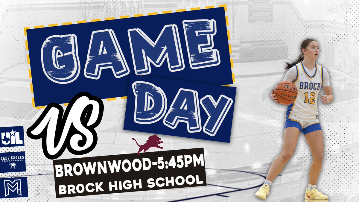 McSwain_Media's tweet image. ‼️GAMEDAY ‼️
🆚 Brownwood
📆 January 17
🕰️VR 5:45
📍Brock High School
@BROCKTXGBBALL @BrockAthletics @hoopinsider