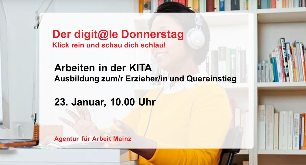 AAMainz's tweet photo. Nächste Woche startet undere Reihe "Digit@ler Donnerstag " wieder! Wir beginnen mit:
Arbeiten in KITAs
https://t.co/GnxEhLS8rJ https://t.co/jwlug8GMlH