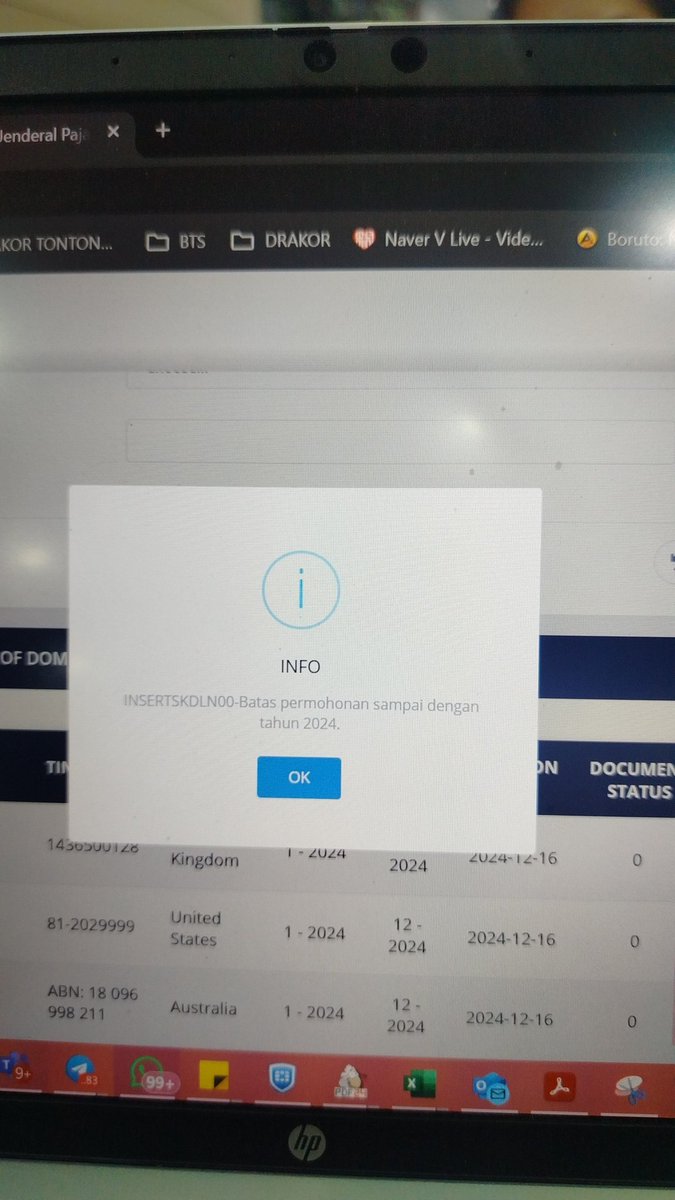 AlfianiDS26's tweet photo. Maaf mau tanya, apakah DJP online untuk pelaporan 2024 Desember tidak bisa melakukan pembuatan ESKD?
Dikarenakan adanya notes seperti ini, dan apakah ini dampak dari cortax?
mohon untuk advicenya. https://t.co/F9sYMP6EJO