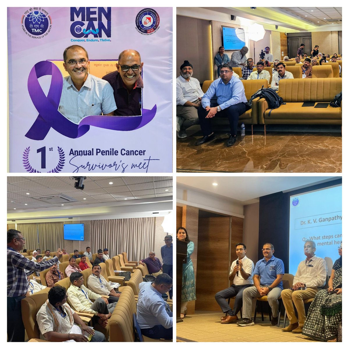 This is why we do what we do <a href="/TataMemorial/">Tata Memorial Hospital</a> <a href="/ACTREC_TMC/">ACTREC-TMC</a>

A full house (probably the largest ever) of survivors  of #penilecancer.

Asking questions, clarifying doubts and getting some solid advice for long term physical, social, sexual and psychological issues. <a href="/tatamencan/">MenCan</a>