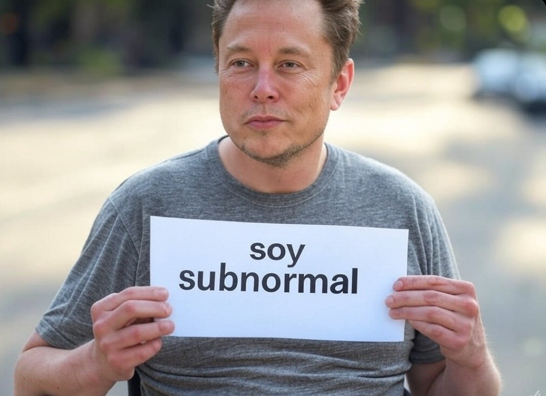 LaBrocha4's tweet photo. Hubo un tiempo en Twitter, antes de que llegara el anormal de Elon Musk, en el que escribías en el buscador "Elon Musk subnormal" y en vez de salirte señoras enseñando las tetas o fachas y magufos haciendo el facha y el magufo, te aparecían tuits que ponían "Elon Musk subnormal". https://t.co/ZFPUlWHHKE