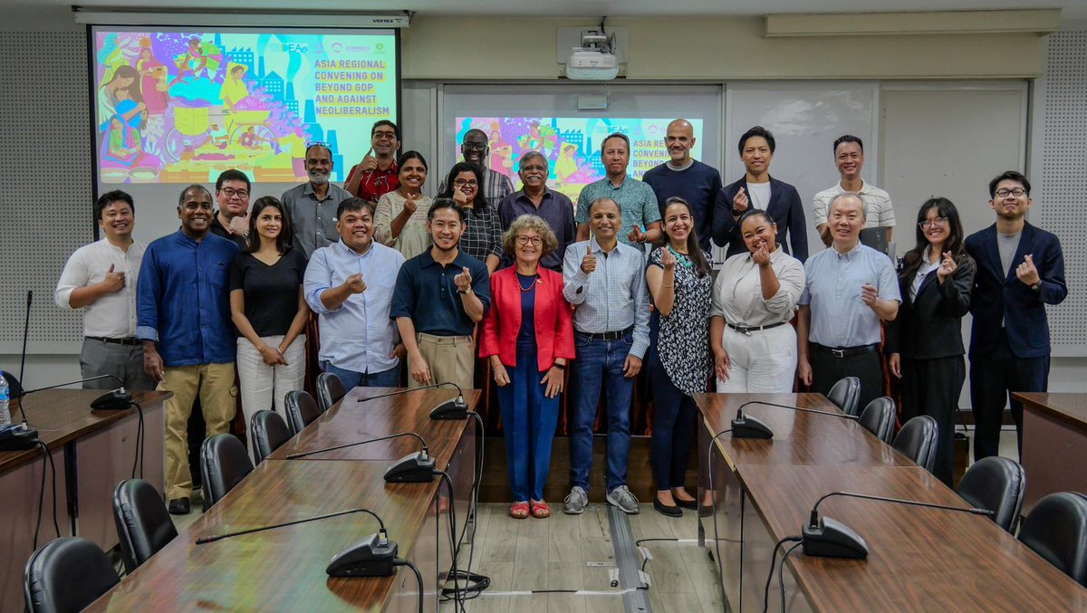OxfamInAsia's tweet photo. Development economists &amp; activists from across 10 Asian countries convened in Bangkok a convening on Beyond GDP and against neoliberalism. https://t.co/XWDWv1UdDB