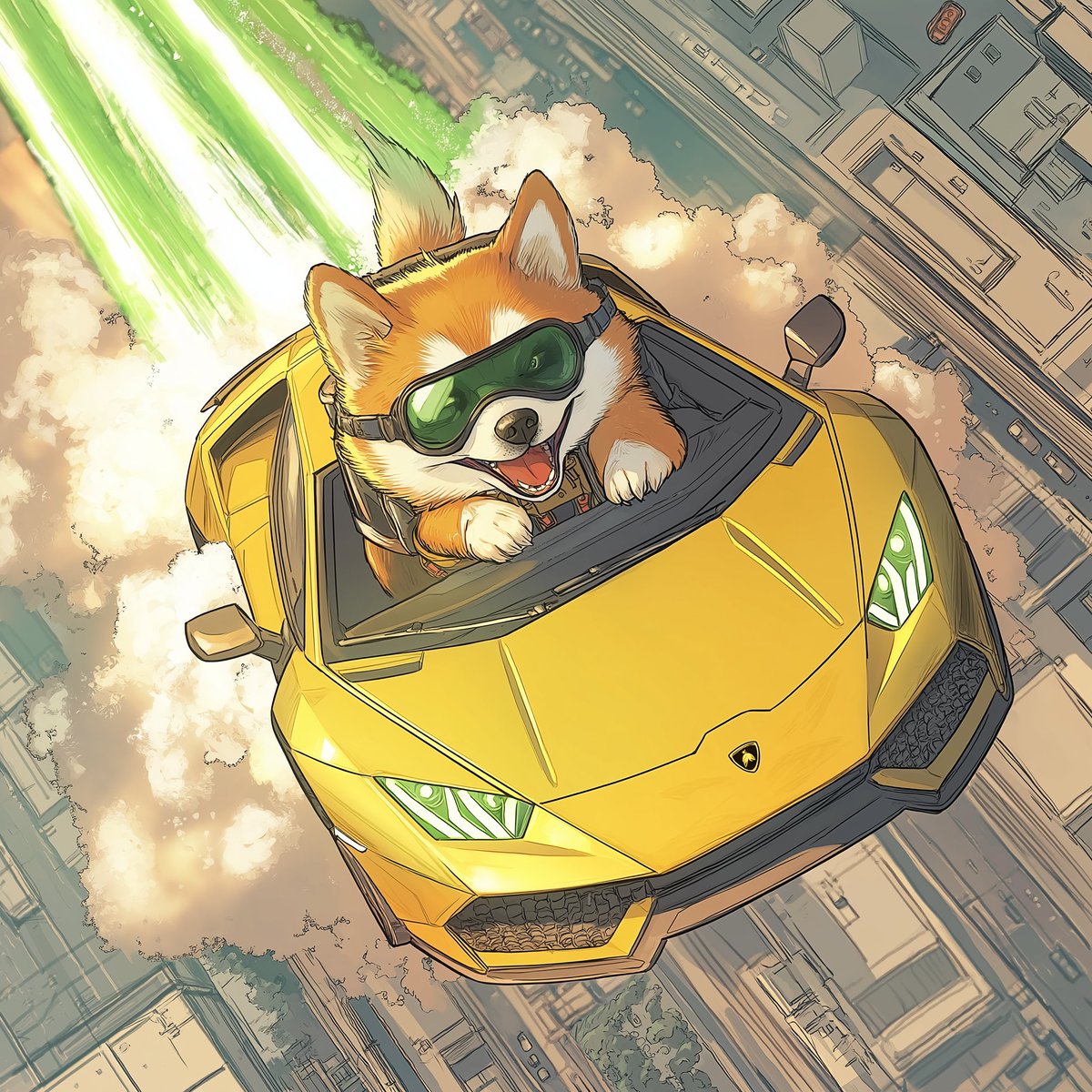 pumppppppy's tweet image. Wow Moon Lambo $Pumpy Blastoff